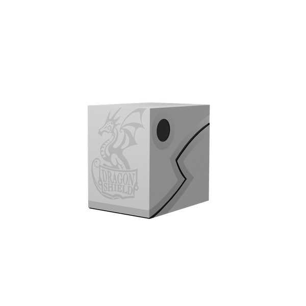 Arcane Tinmen Storage+for+Cards+-+Deck+Box+Dragon+Shield+Double+Shell+%3A+Revised+Ashen+%28White%2FBlack%29