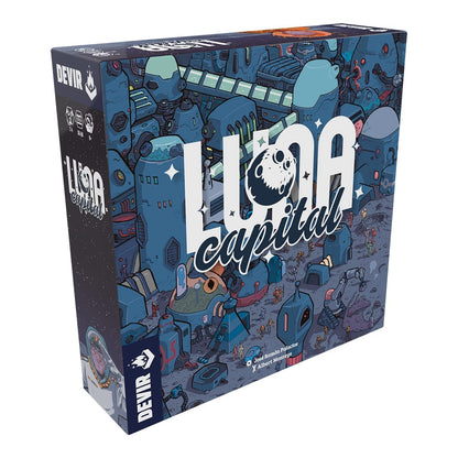 Devir - Luna Capital, Juego de Mesa, Juego de Mesa de Ingenio, Juego de Mesa con Amigos, Juego de Mesa Creativo (BGLUNAML