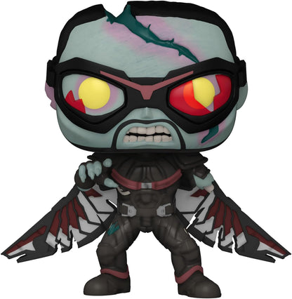 Funko POP! Marvel - What If - Zombie Falcon - Marvel What If - Collectable Vinyl Figure - Gift Idea - Official Merchandise - Toys for Kids & Adults - TV Fans - Model Figure for Collectors and Display
