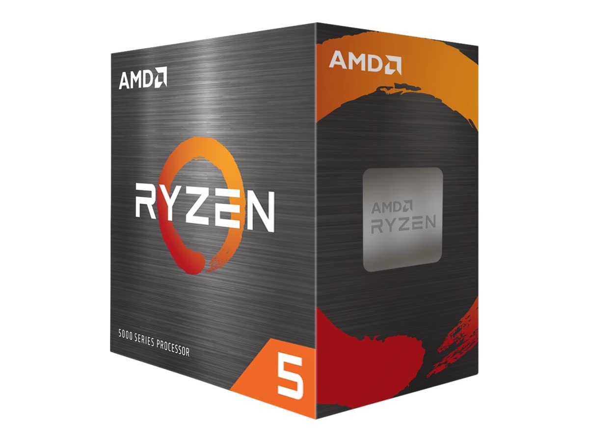 AMD Ryzen 5 5600 Prozessor (6 Kerne/12 Threads, 65W, AM4 Sockel, Bis zu 4.4 Ghz max boost, wraith stealth Kühler