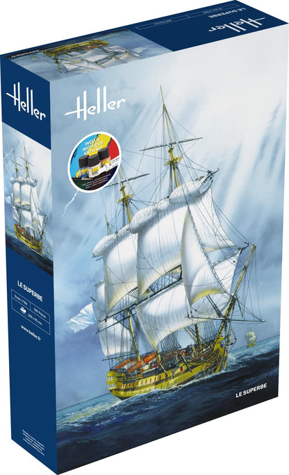 HELLER JOUSTRA Model Boat: Starter Kit: The Superb