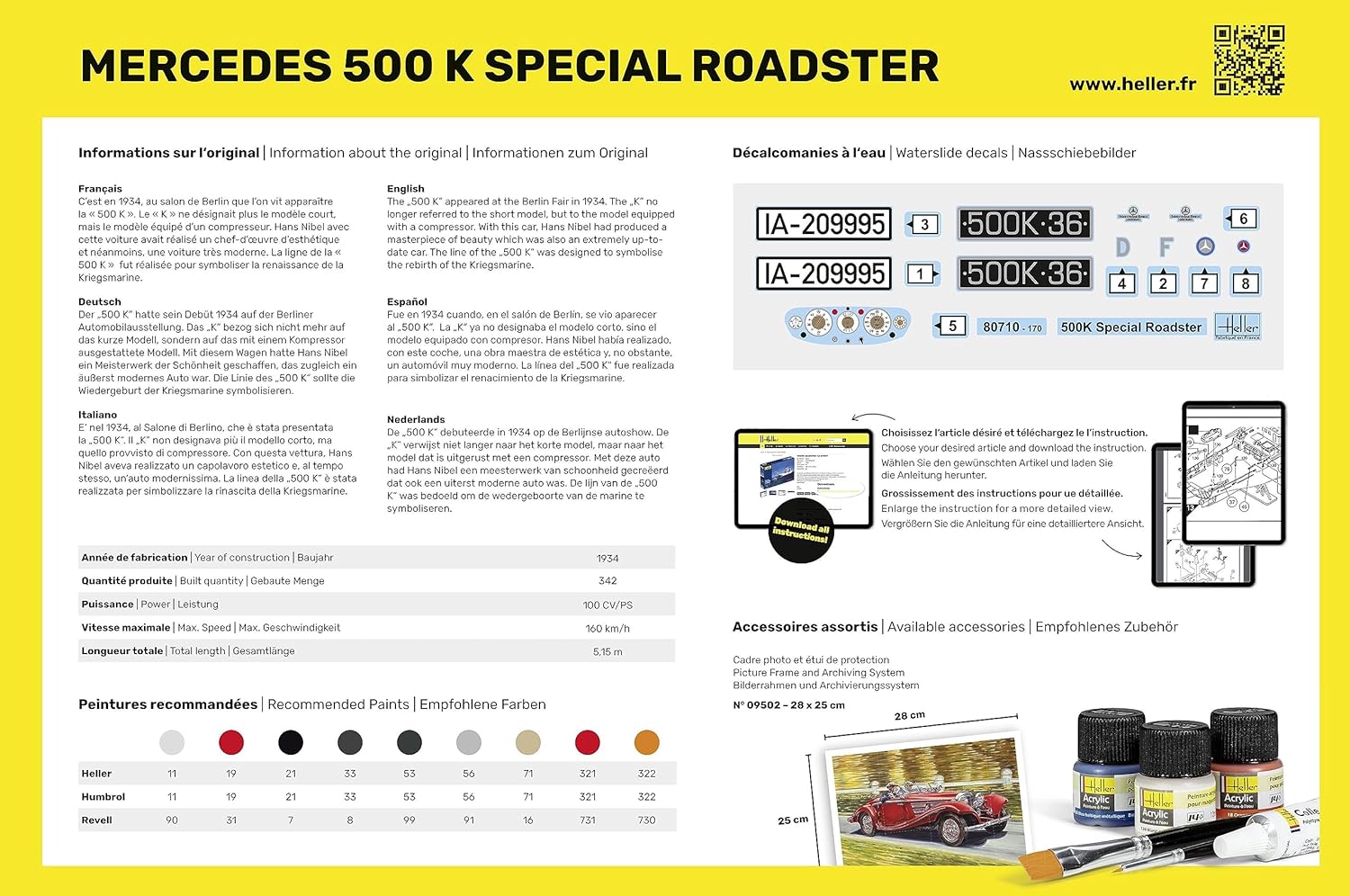 Heller - 1/24 500 K Special Roadster