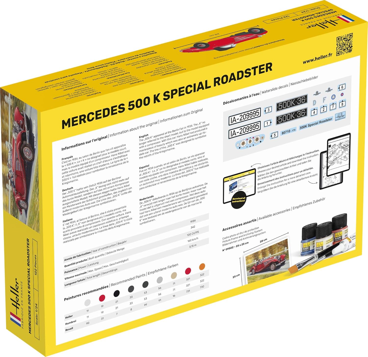 Heller - 1/24 500 K Special Roadster