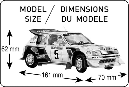Heller HEL80716 Peugeot Model Kit, White