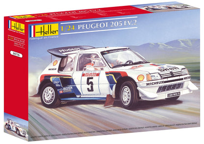 Heller HEL80716 Peugeot Model Kit, White