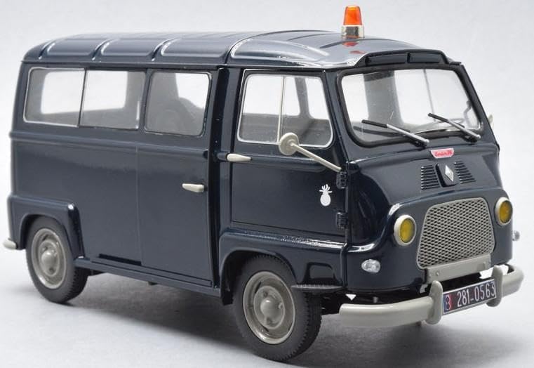 Heller HEL80742 1:24-Renault Estafette Gendarmerie Scale Model kit, Grey