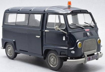 Heller HEL80742 1:24-Renault Estafette Gendarmerie Scale Model kit, Grey