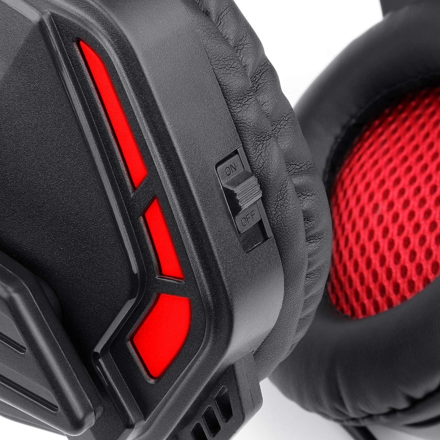 Redragon Themis (H220) Gaming Headset with Built-in Mic, Volume Control, Mute Mic and Backlight Red