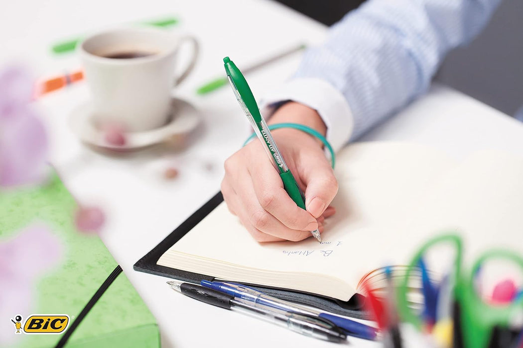 BIC Atlantis Clic Ball Pen 1.0mm Box of 12