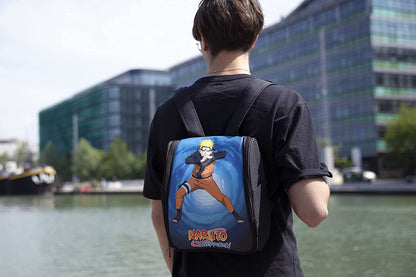 Konix Naruto Shippuden Zaino di protezione e trasporto per console, giochi e accessori Nintendo Switch, Switch Lite e Switch OLED - Design Naruto