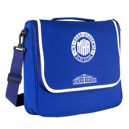 Konix My Hero Academia Messenger Bag Bolsa de Mensajero para Nintendo Switch, Switch Lite y Switch OLED - Azul y Blanco