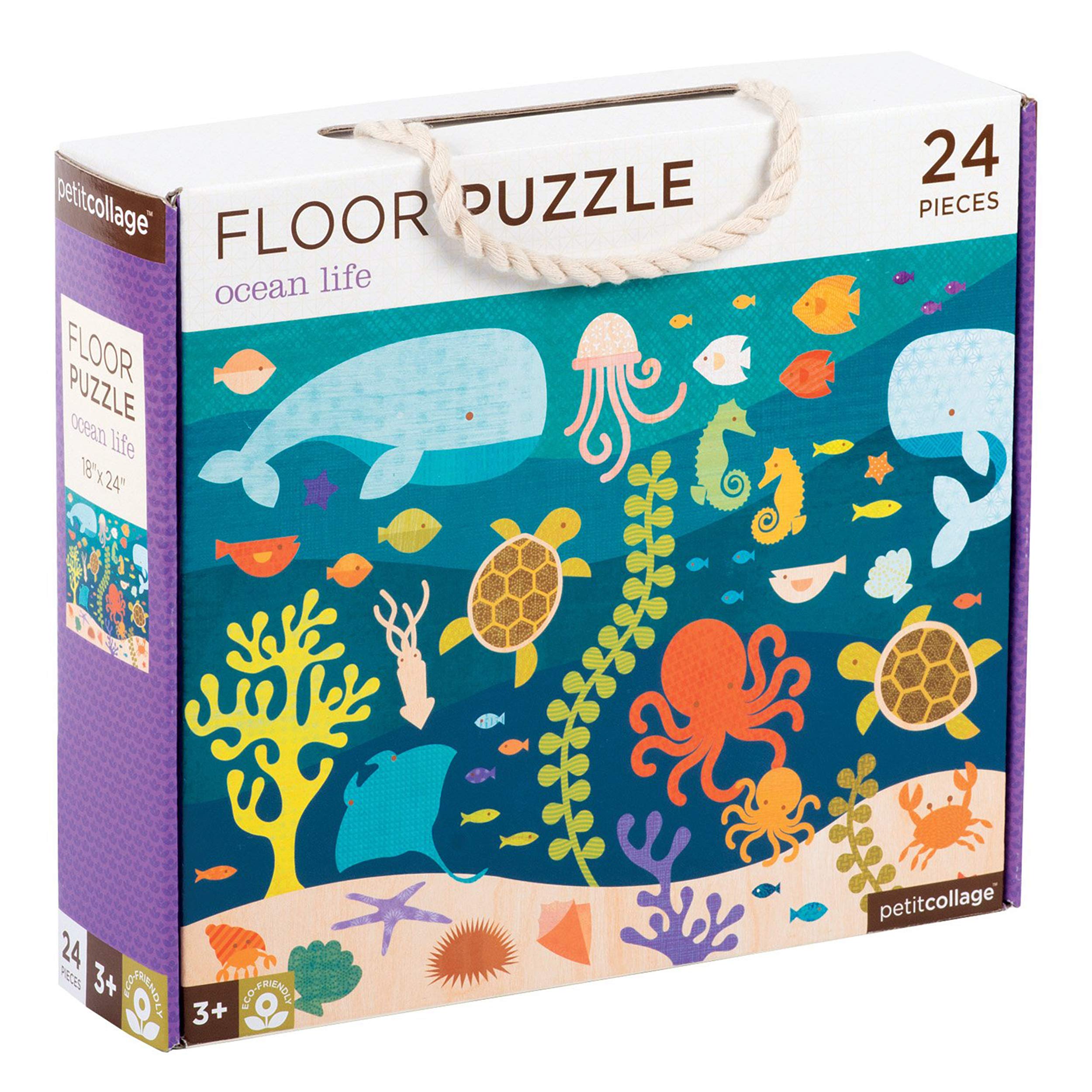 Petit Collage Floor Puzzle | Ocean Life