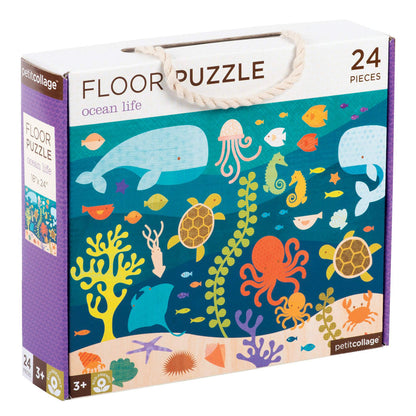 Petit Collage Floor Puzzle | Ocean Life