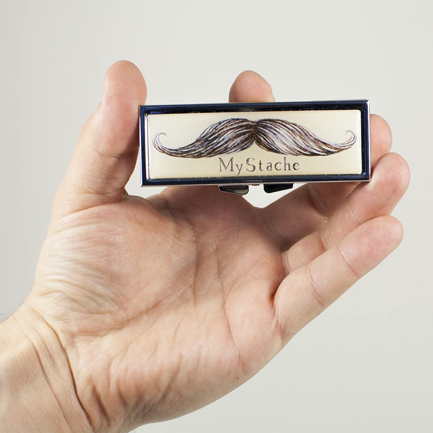 Pillendoos Mystache Mustache - [Dutch Import]