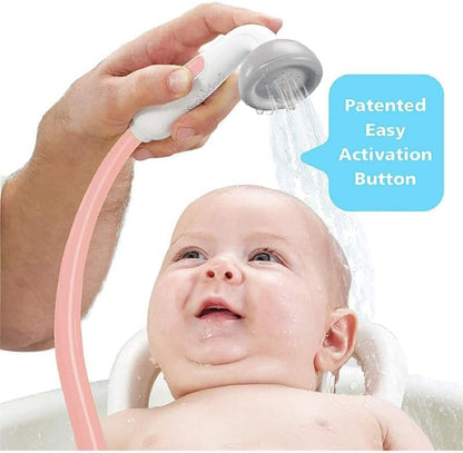 Yookidoo - Pink Elephant Bath Shower - Baby Bath Toy - Bath and Shower Game - Awakening of the Senses - Hose Sprinkler Baby Bath Toy - Baby Gift from 0 to 2 Years Old
