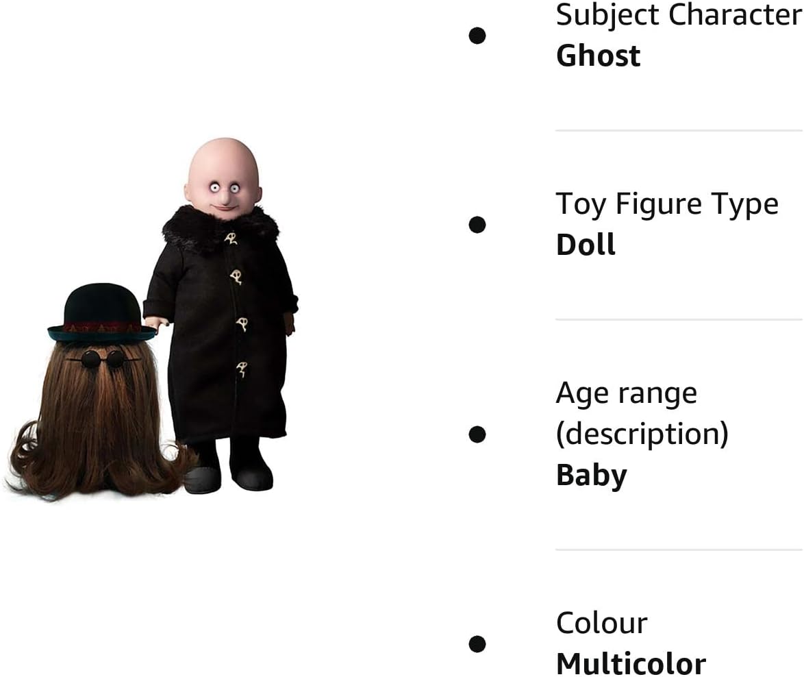 Mezco - Living Dead Dolls Presents: The Addams Family (2019): Fester & It