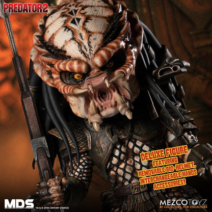 MEZCO TOYS MDS Predator 2 City Hunter 6IN Deluxe Stylized ROTO FIG 6 inches (15.24cm)