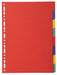 Exacompta - Ref 2008E - Forever Collection - 100% Recycled Dividers - Suitable for A4 Documents, 220gsm 100% Recycled Card, 8 Position - Multicoloured