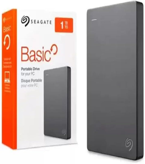 Seagate Basic, 1TB, Portable External Hard Drive, USB 3.0, for PC Laptop (STJL1000400