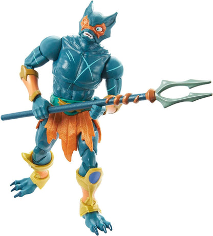 Masters of the Universe Masterverse Revelation Mer-Man Action Figure 7-in MOTU Battle Figures for Storytelling Play and Display, Gift for Kids Age 6 and Older and Adult Collectors, MOTU Collectors Revelation Mer-man Single