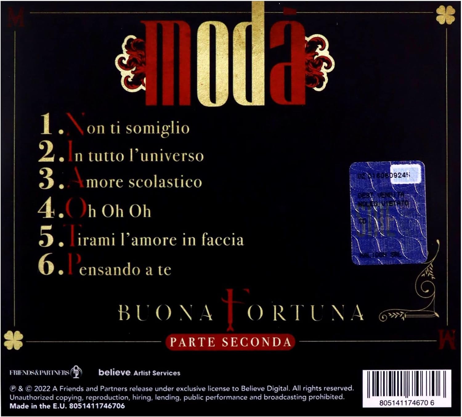 Buona Fortuna Parte Seconda