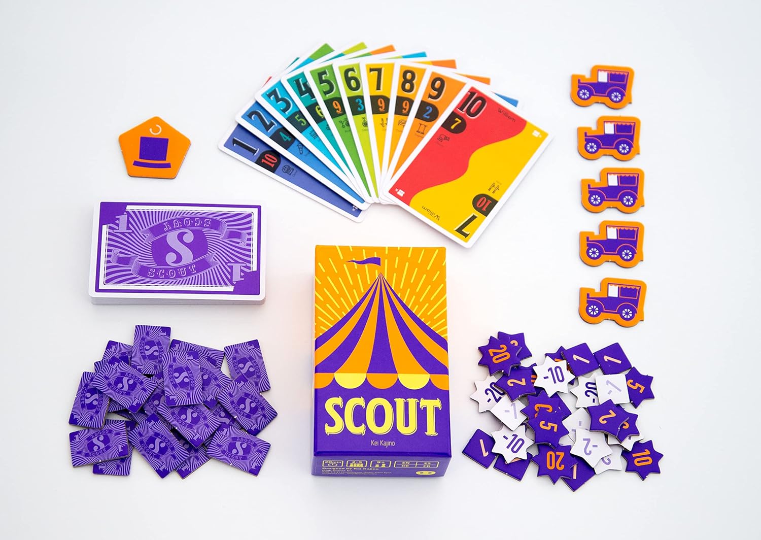 Oink Games "Scout Card Game For 2-5 Players • Funny Circus Family Board Games • *Nominated For Game Of The Year* • Best Family Games