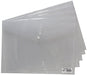 Tiger A3 Carpetas popper documentos plástico cartera tachuela transparentes (pAck de 1