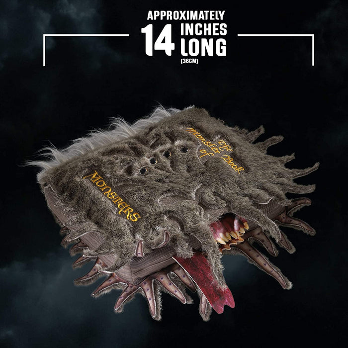 The Noble Collection The Monster Book Of Monsters Plush Officially Licensed 14in (36cm) Harry Potter Toy Dolls Large Monster Book Plush - For Kids & Adults