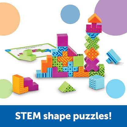 Learning Resources Brainometry, Juego de Lógica y Formas para Niños de 5 Años+, Puzzle Educativo Stem, Desarrolla Pensamiento Crítico y Habilidades Espaciales