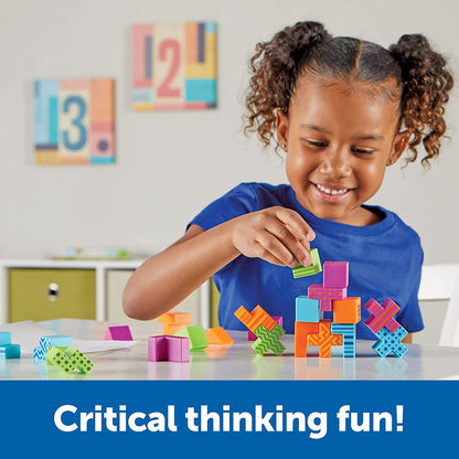 Learning Resources Brainometry, Juego de Lógica y Formas para Niños de 5 Años+, Puzzle Educativo Stem, Desarrolla Pensamiento Crítico y Habilidades Espaciales