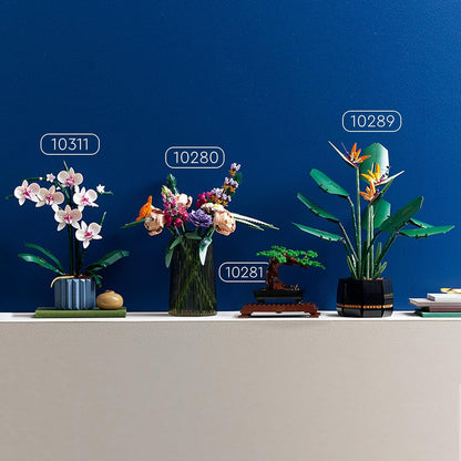 LEGO 10311 Icons Orchid Artificial Plant Building Set with Flowers, Home Décor Accessory for Adults, Botanical Collection, Gifts for Wife or Husband, Her and Him