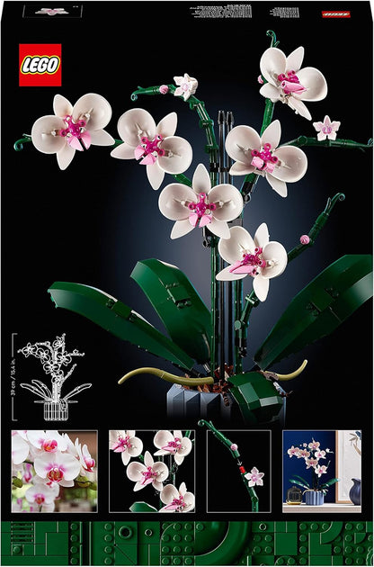 LEGO 10311 Icons Orchid Artificial Plant Building Set with Flowers, Home Décor Accessory for Adults, Botanical Collection, Gifts for Wife or Husband, Her and Him