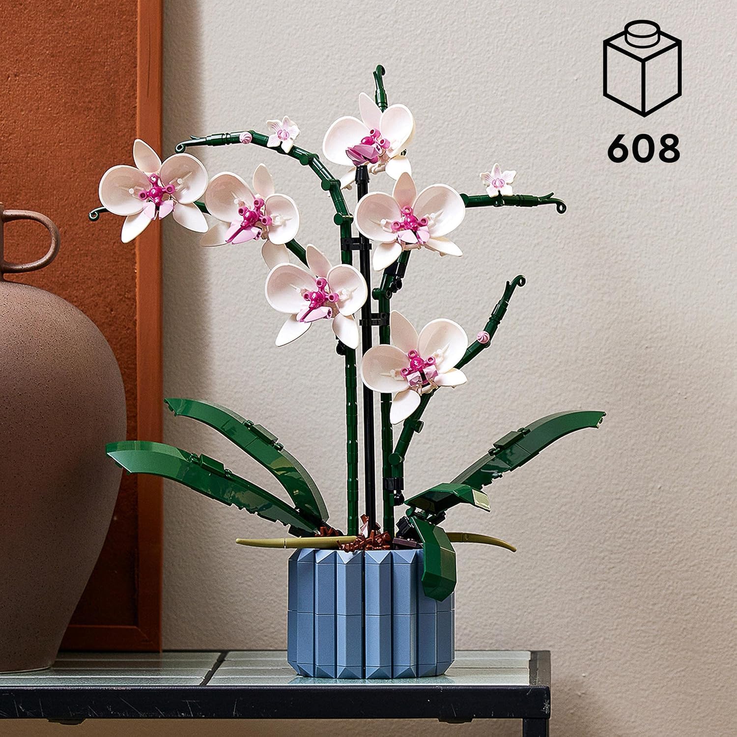 LEGO 10311 Icons Orchid Artificial Plant Building Set with Flowers, Home Décor Accessory for Adults, Botanical Collection, Gifts for Wife or Husband, Her and Him