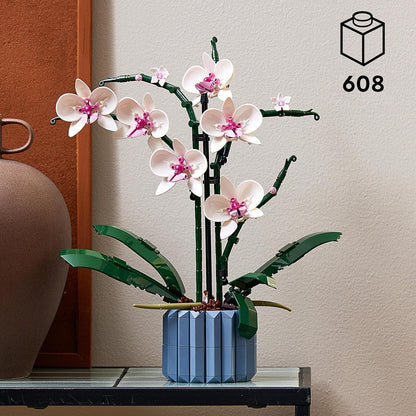 LEGO 10311 Icons Orchid Artificial Plant Building Set with Flowers, Home Décor Accessory for Adults, Botanical Collection, Gifts for Wife or Husband, Her and Him