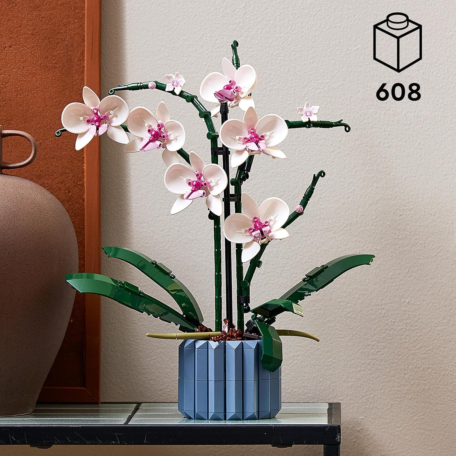 LEGO 10311 Icons Orchid Artificial Plant Building Set with Flowers, Home Décor Accessory for Adults, Botanical Collection, Gifts for Wife or Husband, Her and Him
