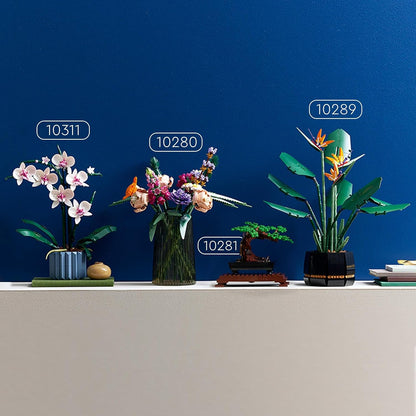 LEGO 10311 Icons Orchid Artificial Plant Building Set with Flowers, Home Décor Accessory for Adults, Botanical Collection, Gifts for Wife or Husband, Her and Him