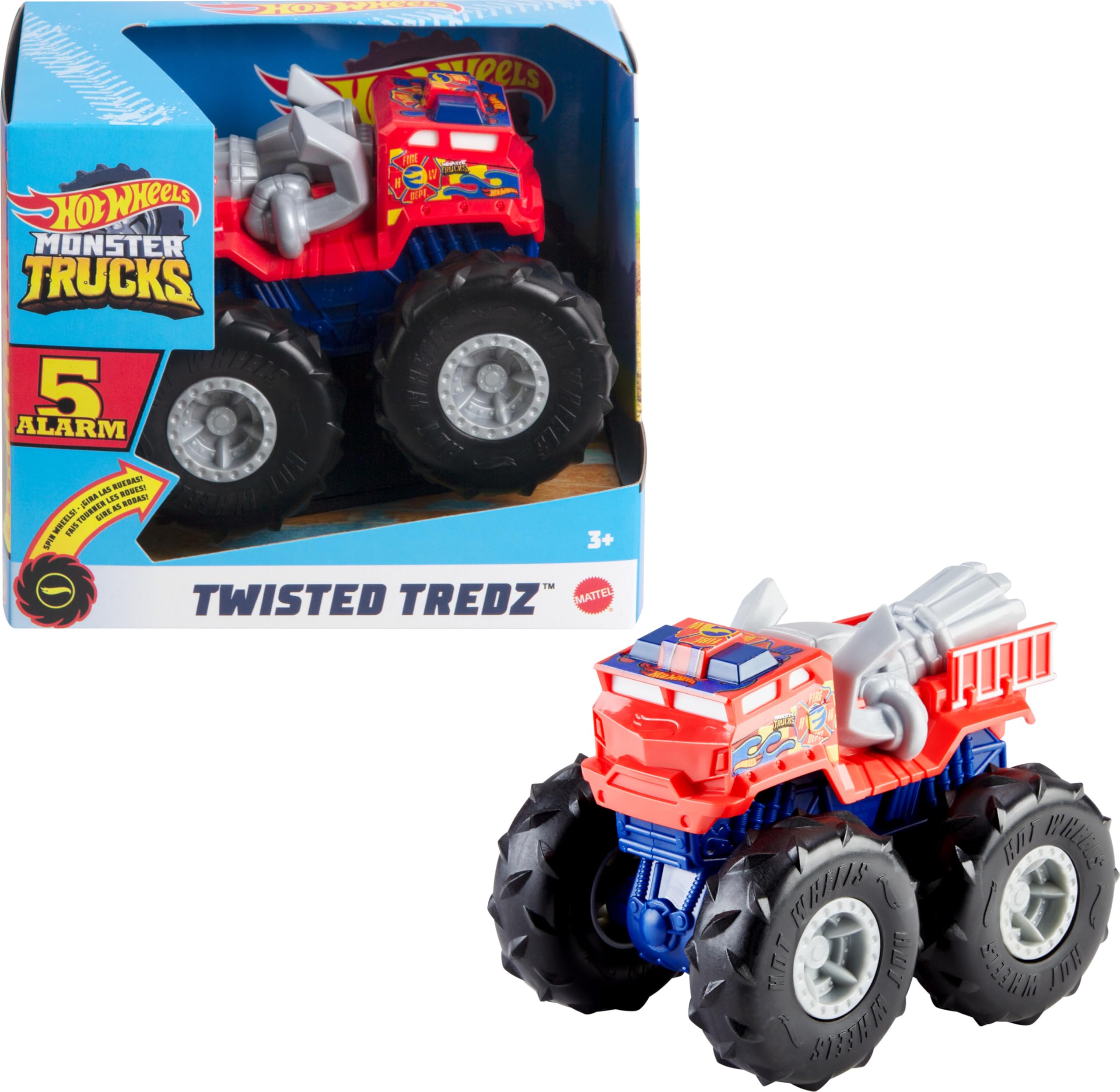 HOT WHEELS MONSTER TRUCKS 1:43 5 ALARM