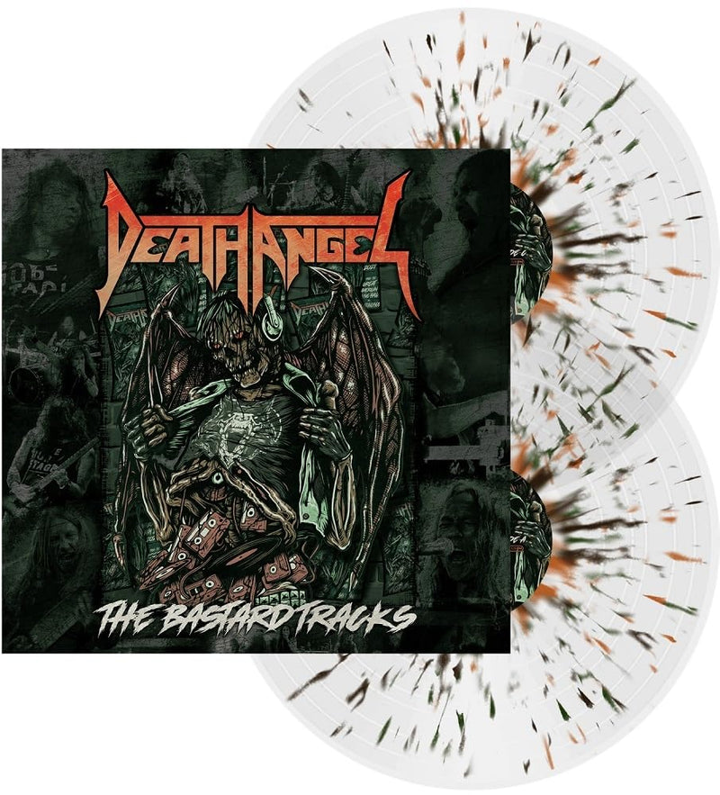 Bastard Tracks Clear, Brown, Green & Orange Splatter