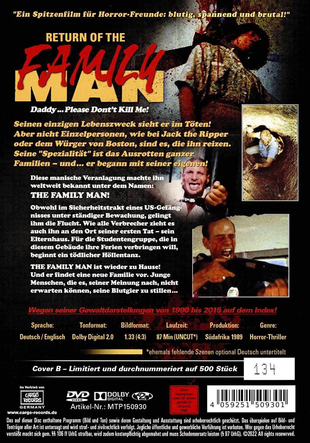 RETURN OF THE FAMILY MAN - COVER B