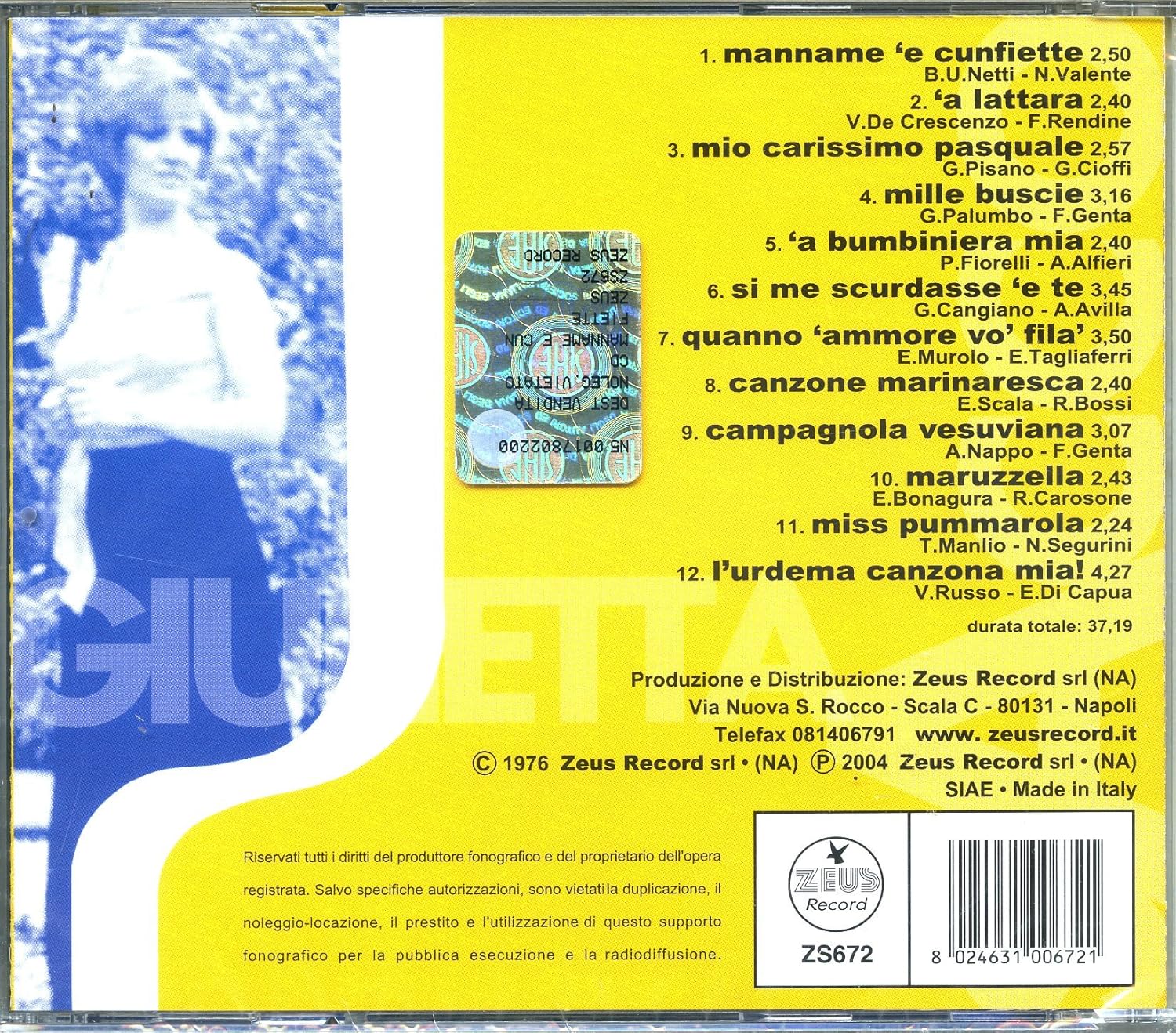 Manname 'e Cunfiette