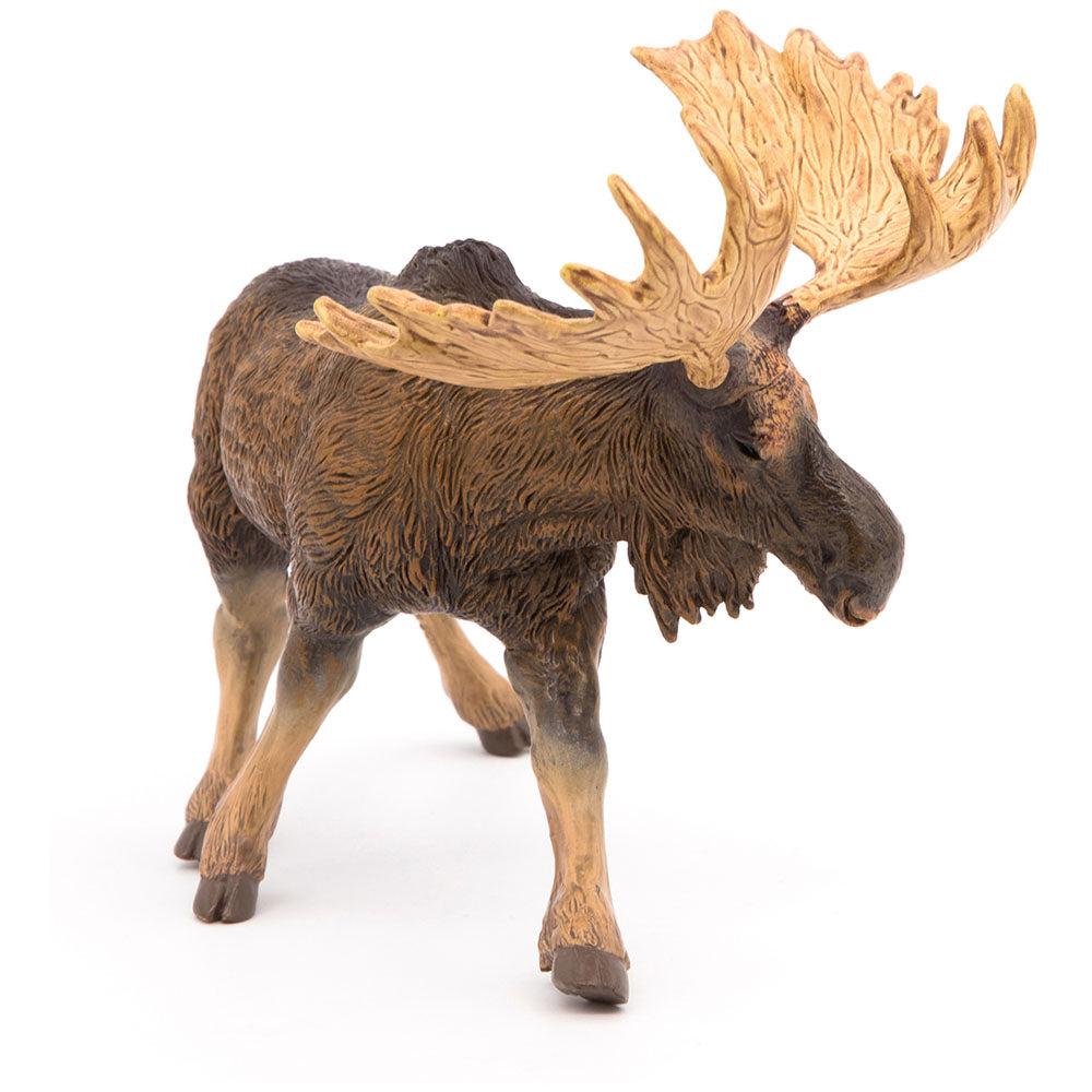 PAPO Wild Animal Kingdom Moose Toy Figure, Brown (50065)