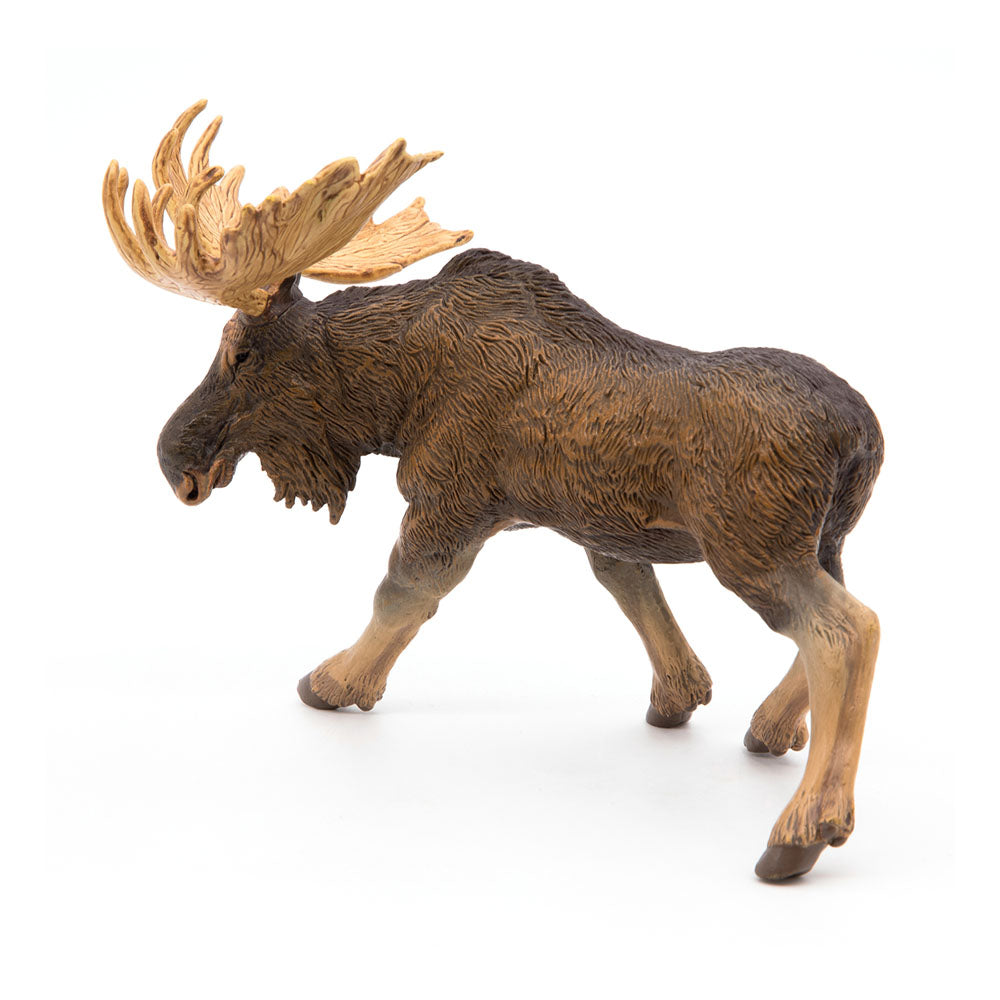 PAPO Wild Animal Kingdom Moose Toy Figure, Brown (50065)