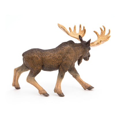 PAPO Wild Animal Kingdom Moose Toy Figure, Brown (50065)