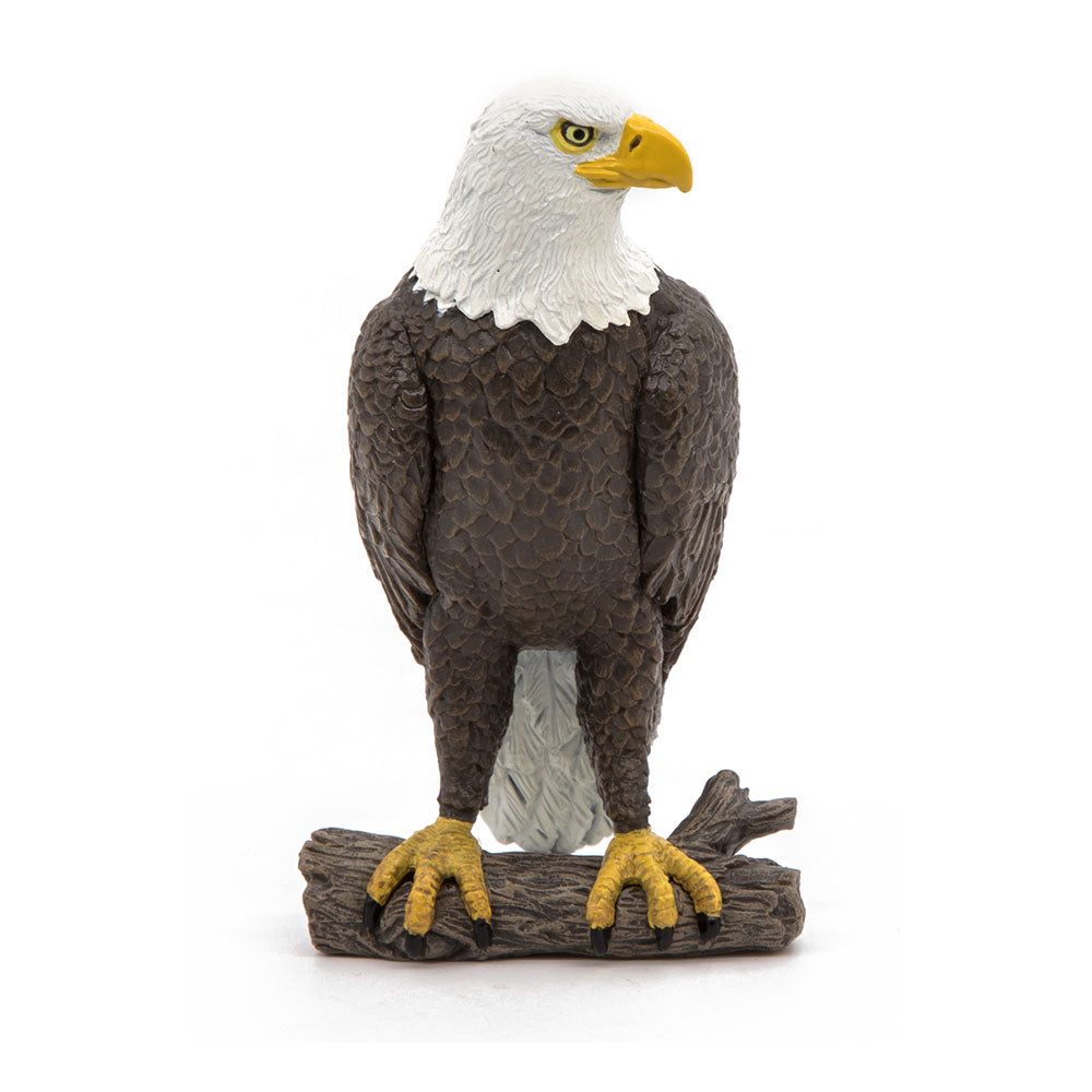 PAPO Wild Animal Kingdom Sea Eagle Toy Figure, Brown/White (50181)