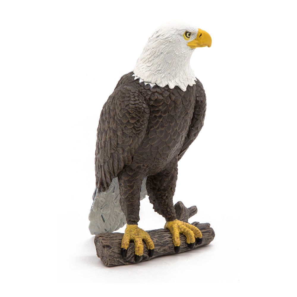 PAPO Wild Animal Kingdom Sea Eagle Toy Figure, Brown/White (50181)