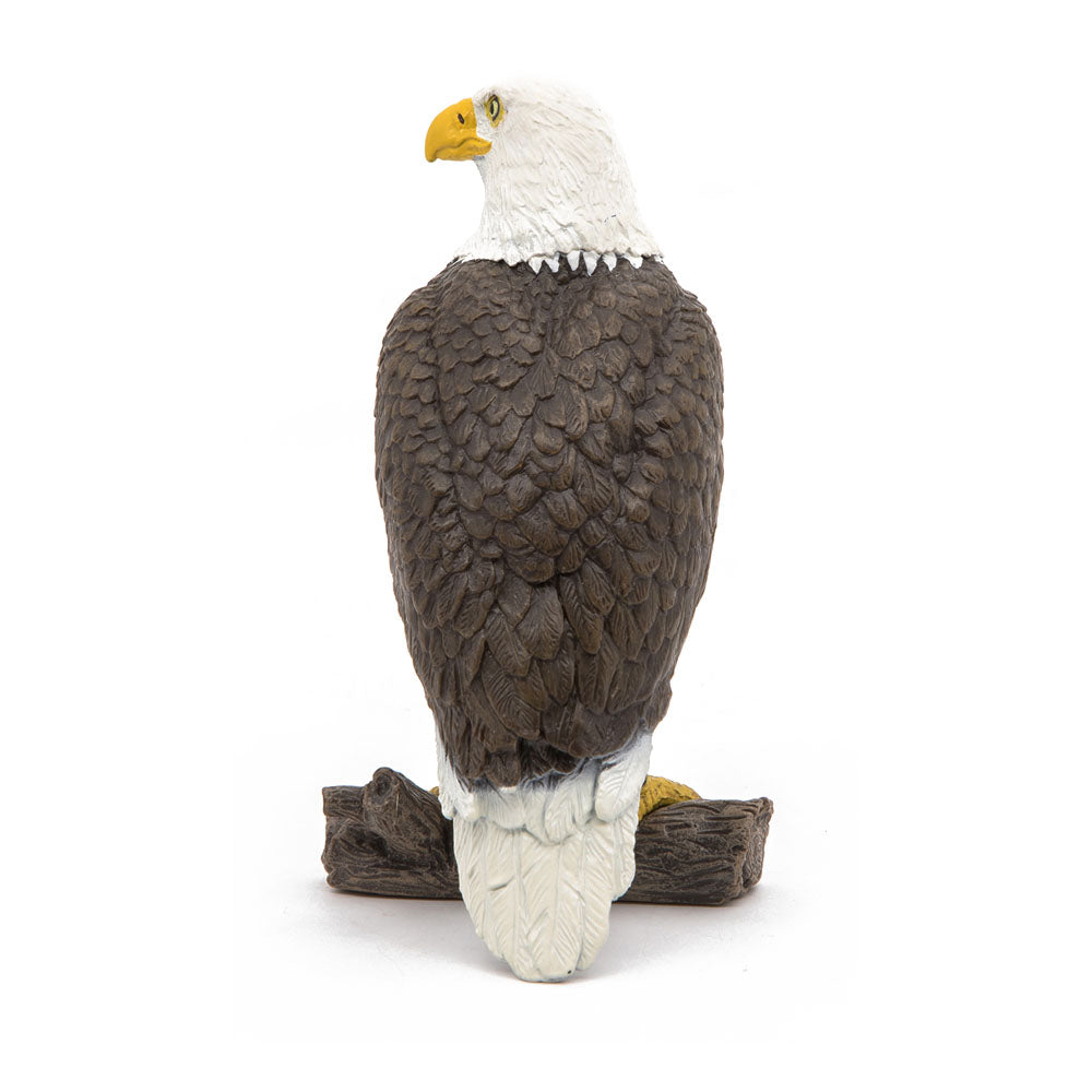 PAPO Wild Animal Kingdom Sea Eagle Toy Figure, Brown/White (50181)