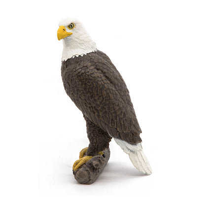PAPO Wild Animal Kingdom Sea Eagle Toy Figure, Brown/White (50181)