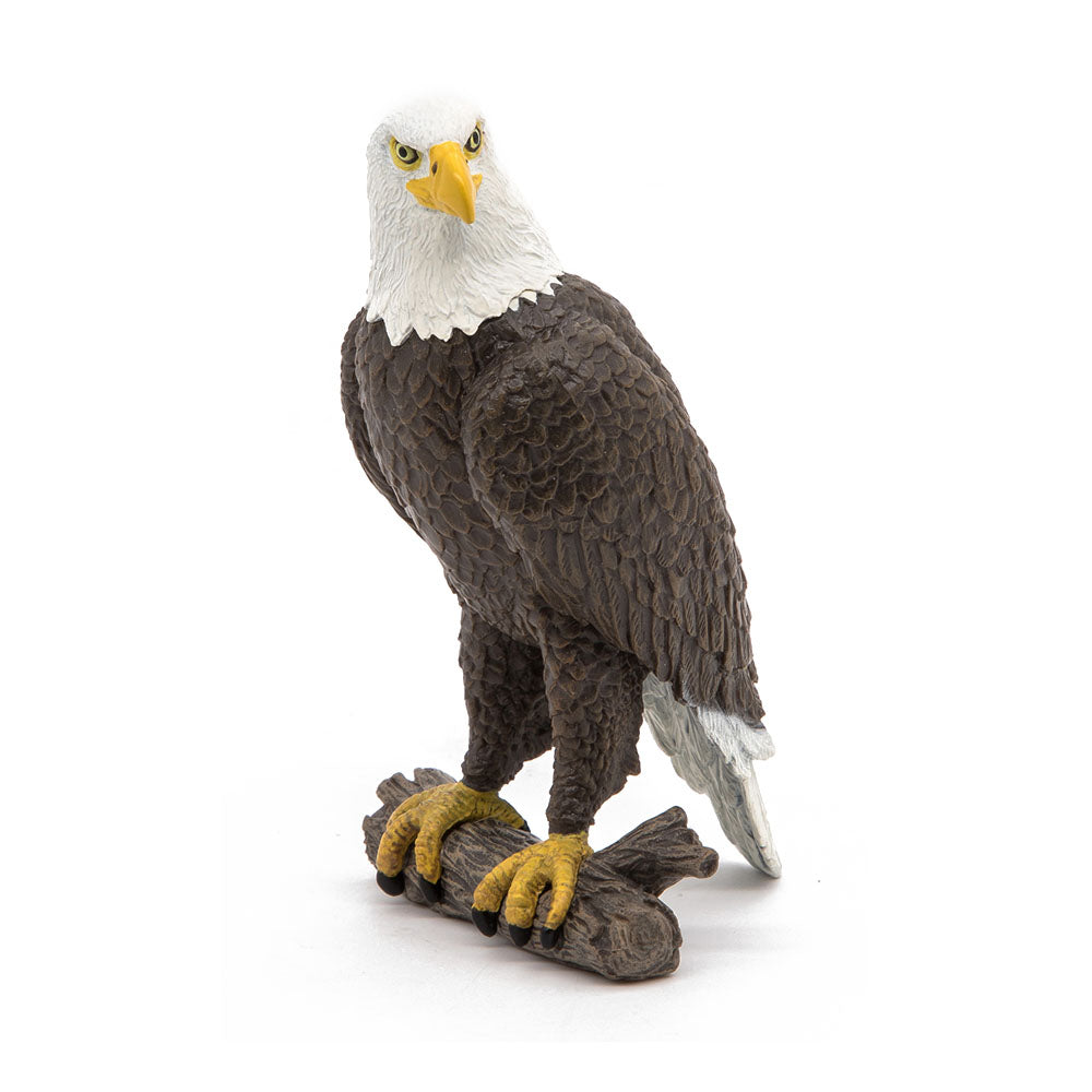 PAPO Wild Animal Kingdom Sea Eagle Toy Figure, Brown/White (50181)