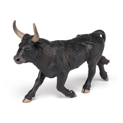 PAPO Farmyard Friends Camargue Bull Toy Figure, Black (51182)