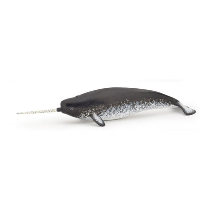 PAPO Marine Life Narwhal Toy Figure, Grey (56016)